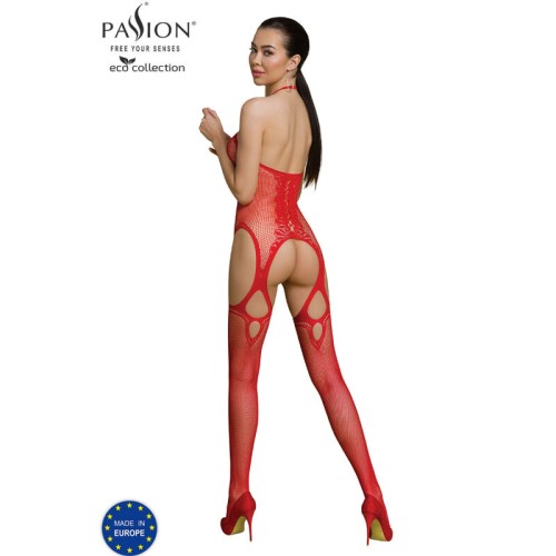 Passion Bodystocking Eco BS013 Rojo