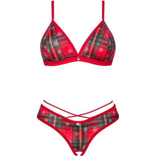 Obsessive Ms Merrilo Two-Piece Set XS/S | Festive Lingerie