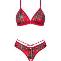 Obsessive Ms Merrilo Two-Piece Set XS/S | Festive Lingerie