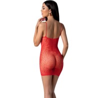 Passion Bs096 Bodystocking Rojo Talla Unica