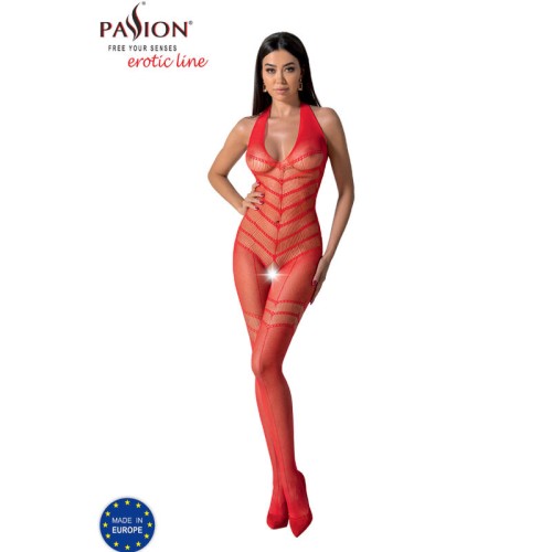 Passion Red Bodystocking for Ultimate Sensuality