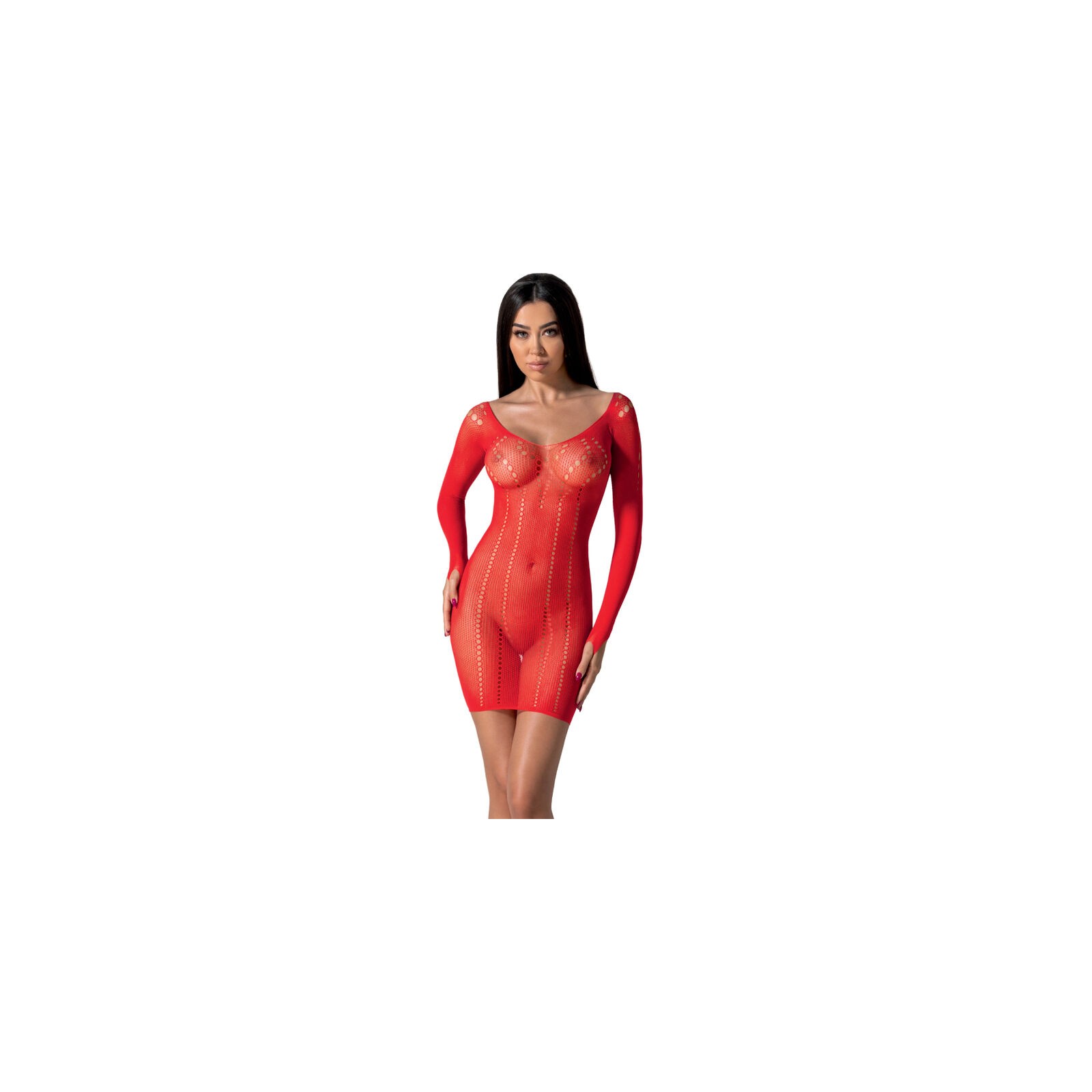 Passion - Sensual Bodystocking Rojo para Impresiones Inolvidables