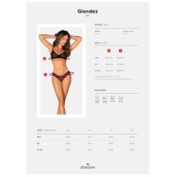 Obsessive Glandez Two-Piece Set - Elegant Lingerie