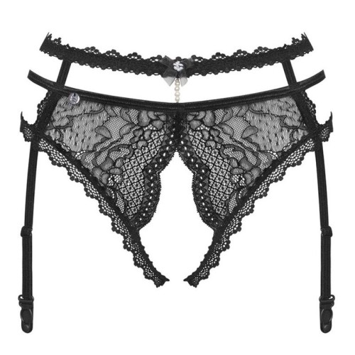 Pearlove Black Garter Belt XS/S