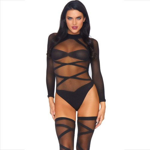 2 Piece Body and Stockings Set for Sensual Elegance