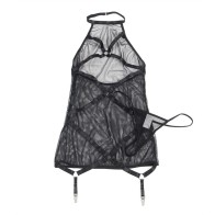 Subblime Transparent Halter Dress for Seduction