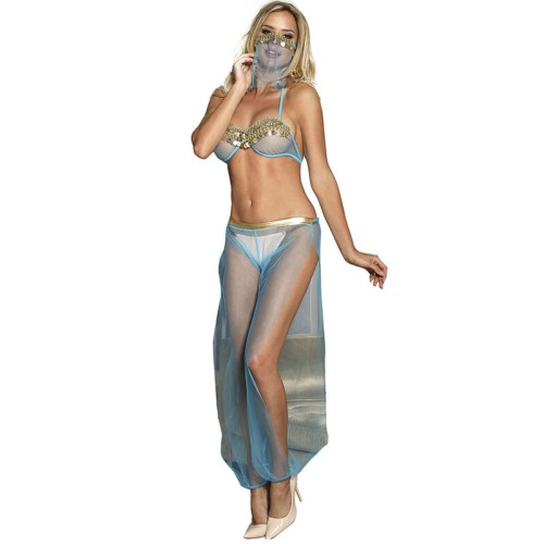 Subblime - Blue India Style Lingerie Set S/M