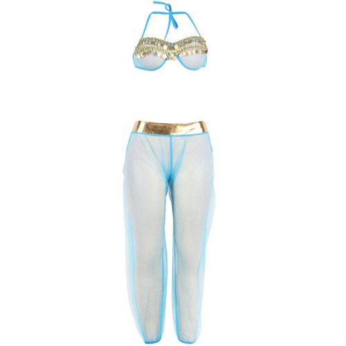 Subblime - Blue India Style Lingerie Set S/M