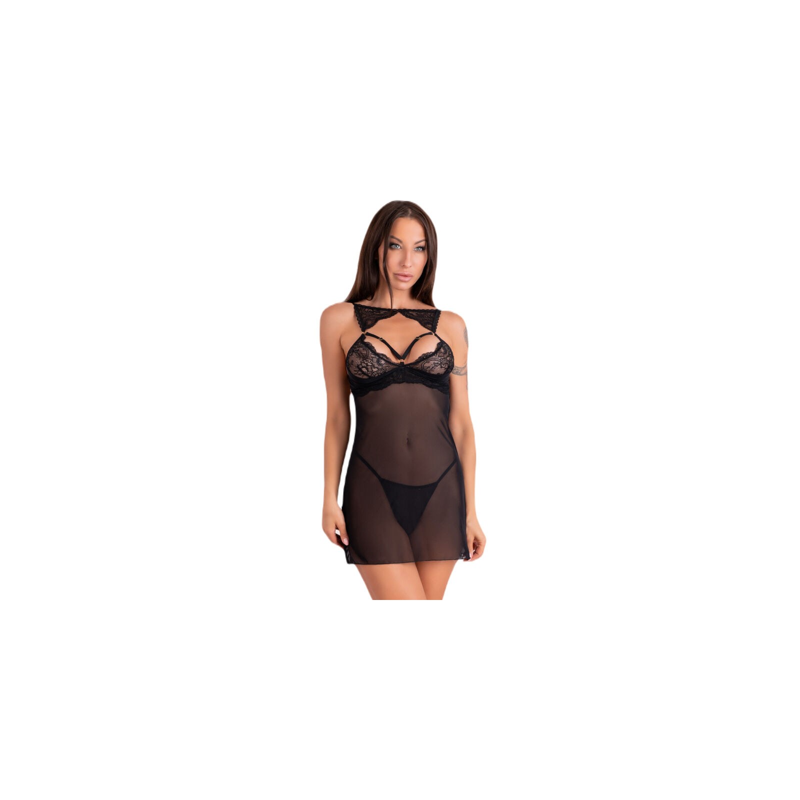 Livco Corsetti Krolina Chemise y Tanga - Lencería Elegante