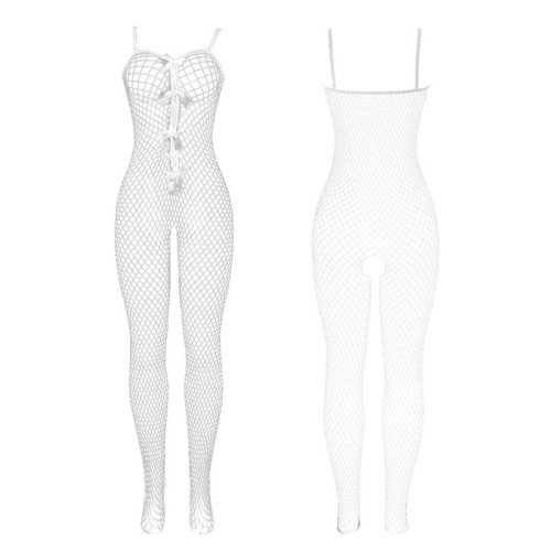 Subblime Bodystocking Crotchless Blanco