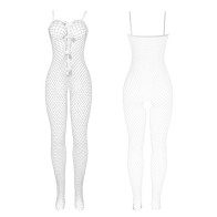 Subblime Bodystocking Crotchless Blanco