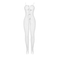 Subblime Bodystocking Crotchless Blanco