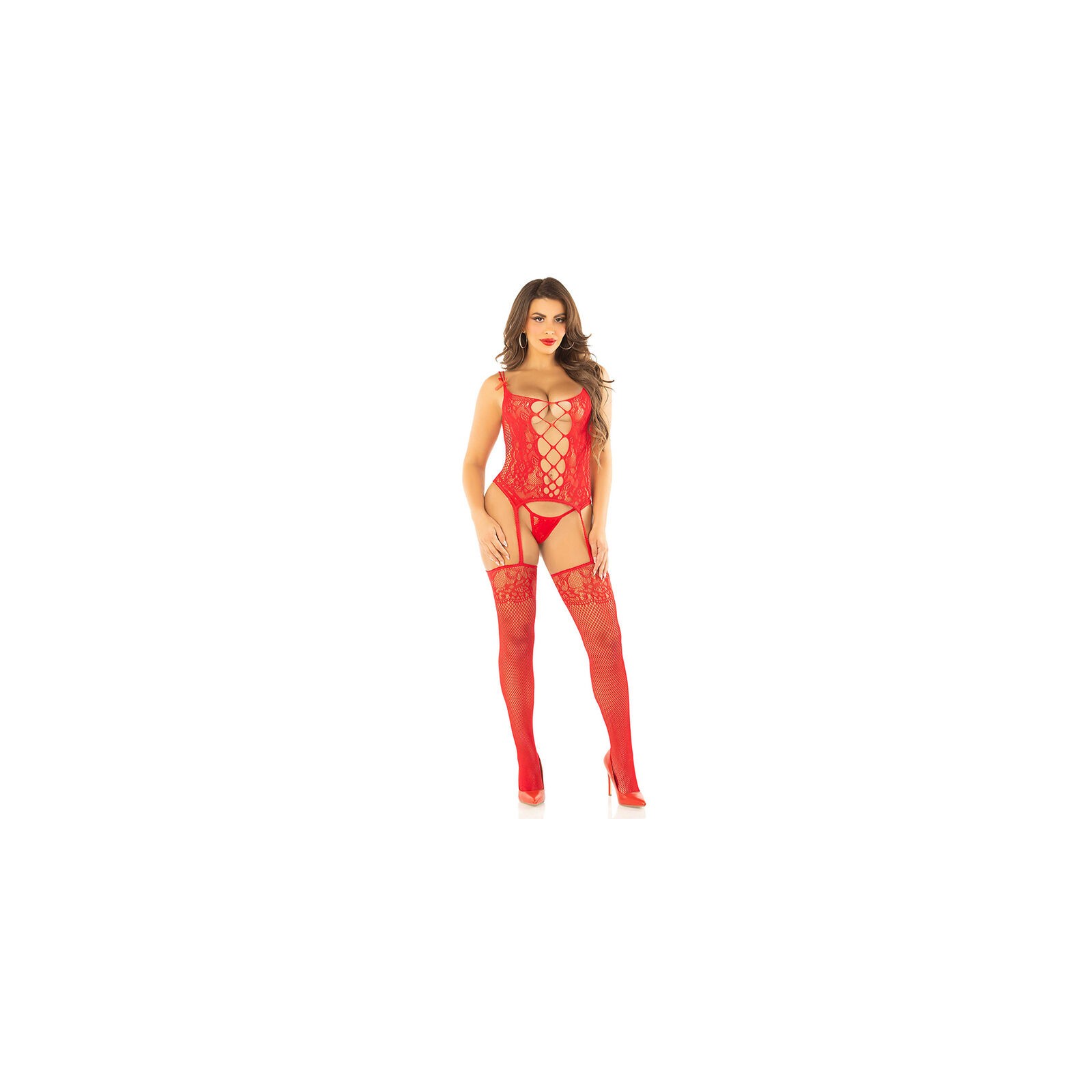 Leg Avenue Alluring Red Lingerie Set