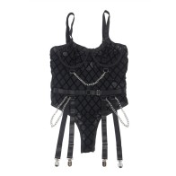 Subblime 954277 Body con Cadenas y Ligueros Negro