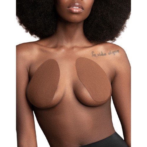 Bye-bra Breast Enhancer + 3 Pairs Satin Brown D/Cup