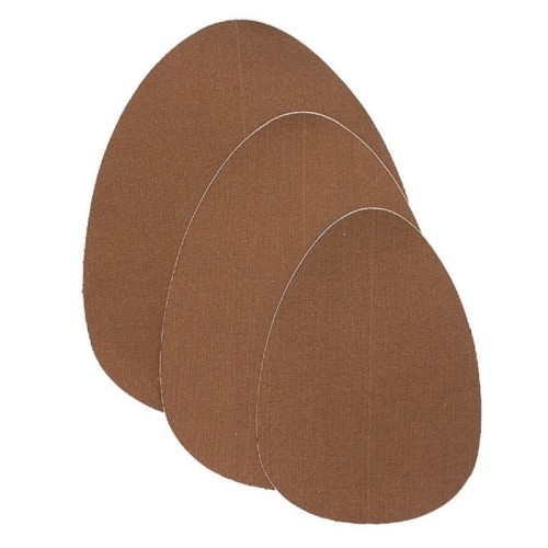 Bye-Bra Breast Enhancer + 3 Pairs Satin Brown