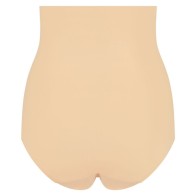 Bye-bra - Faja Sin Costuras Estilo Panties Beige Talla S - Comodidad Definitiva