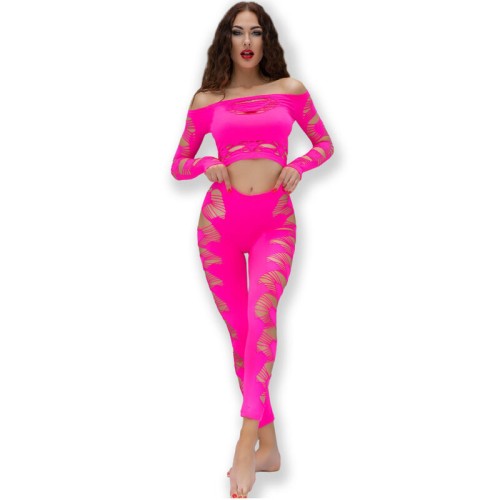 Chilirose - Conjunto Fucsia Sin Costuras para Comodidad