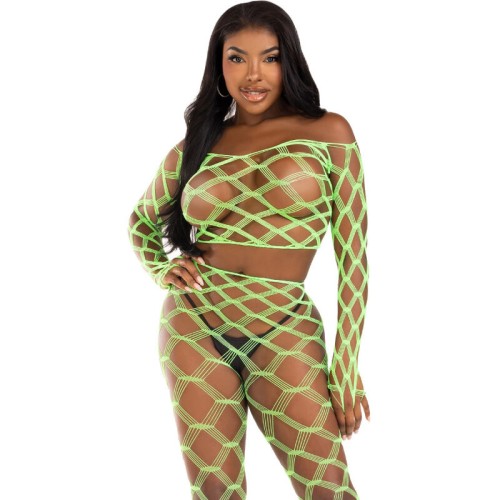 Leg Avenue Hardcore Top & Leggings Green