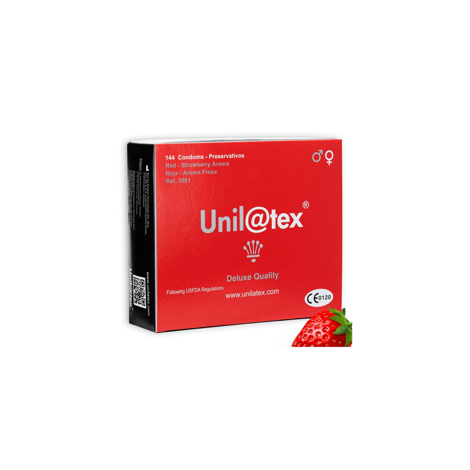 Strawberry Condoms Red 144 Units | Quality Protection