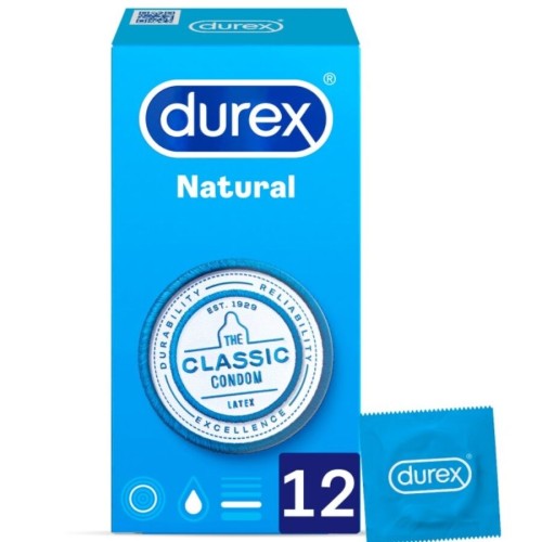 Durex Natural Plus 12 Pack for Safe Pleasure