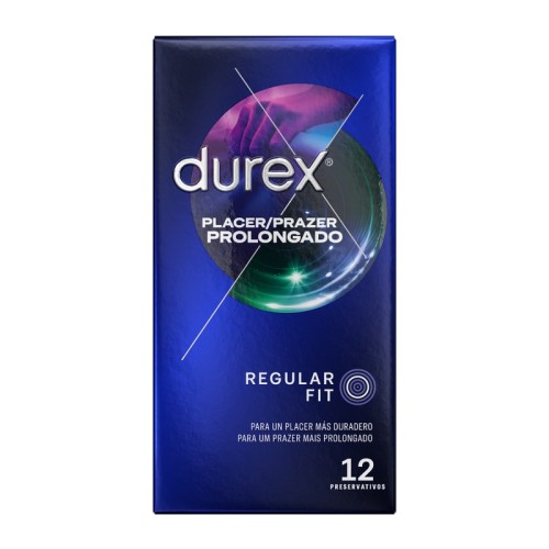 Durex Placer Prolongado Retardante 12 Unidades - Disfrute Duradero