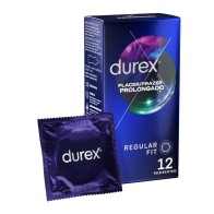 Durex Placer Prolongado Retardante 12 Unidades - Disfrute Duradero