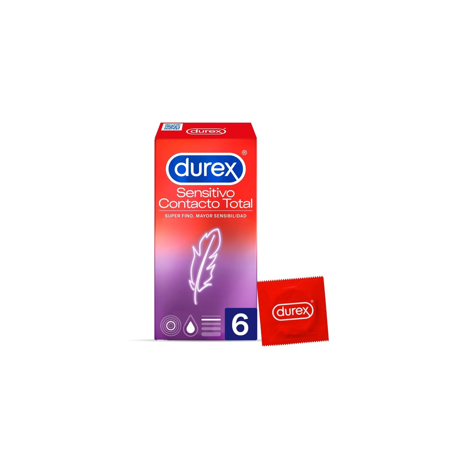 Preservativos Durex Sensitivo Contacto Total para Intimidad