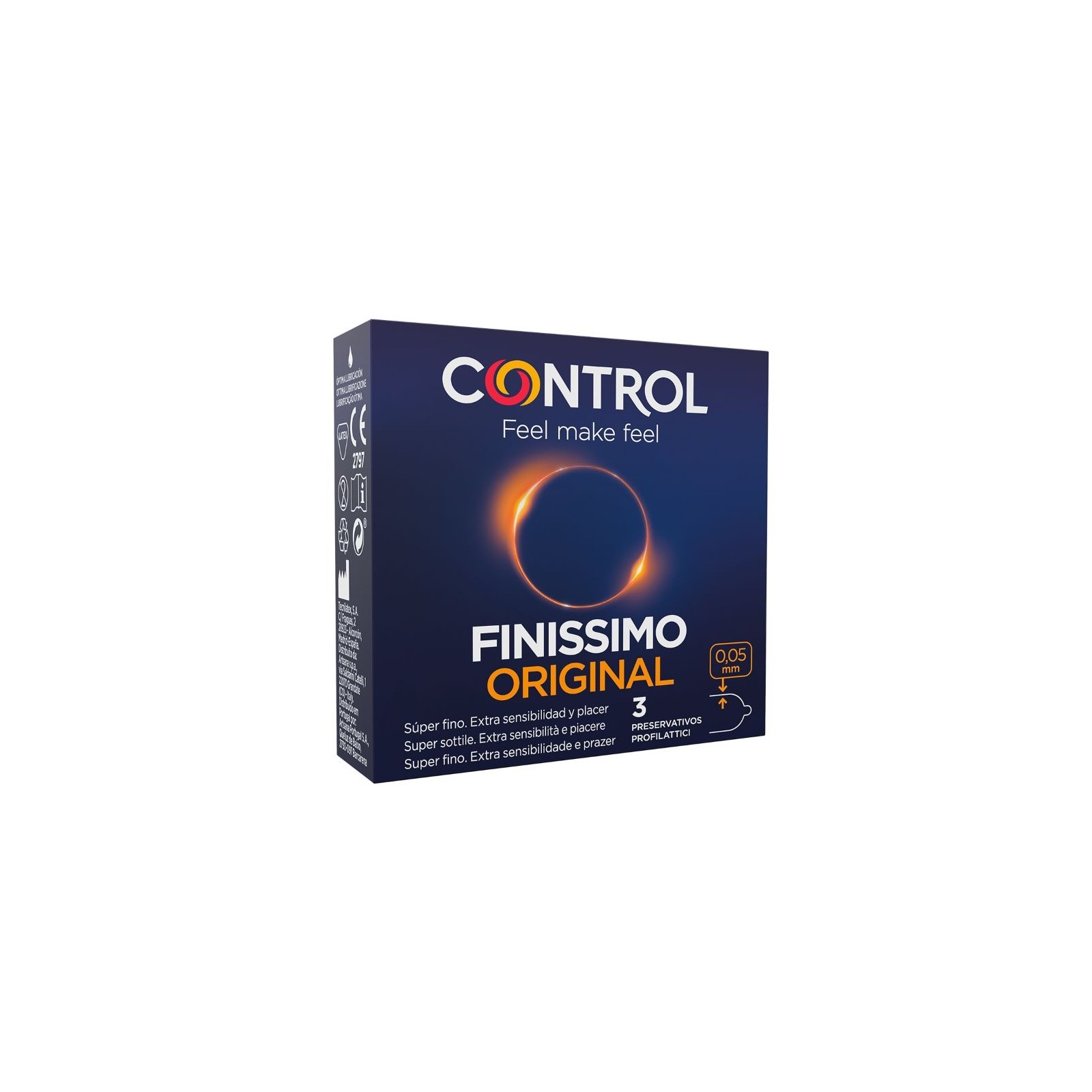 Control Finissimo Condoms 3 Pack - Extreme Sensitivity