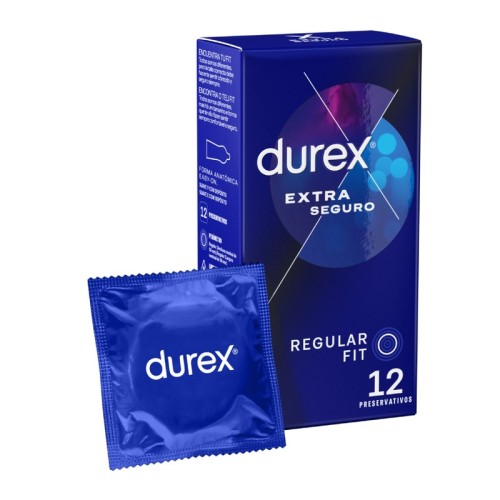 Durex Preservativos Extra Seguro 12 Unidades - Máxima Comodidad y Seguridad