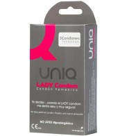 Uniq Lady Condoms with Garters Latex Free