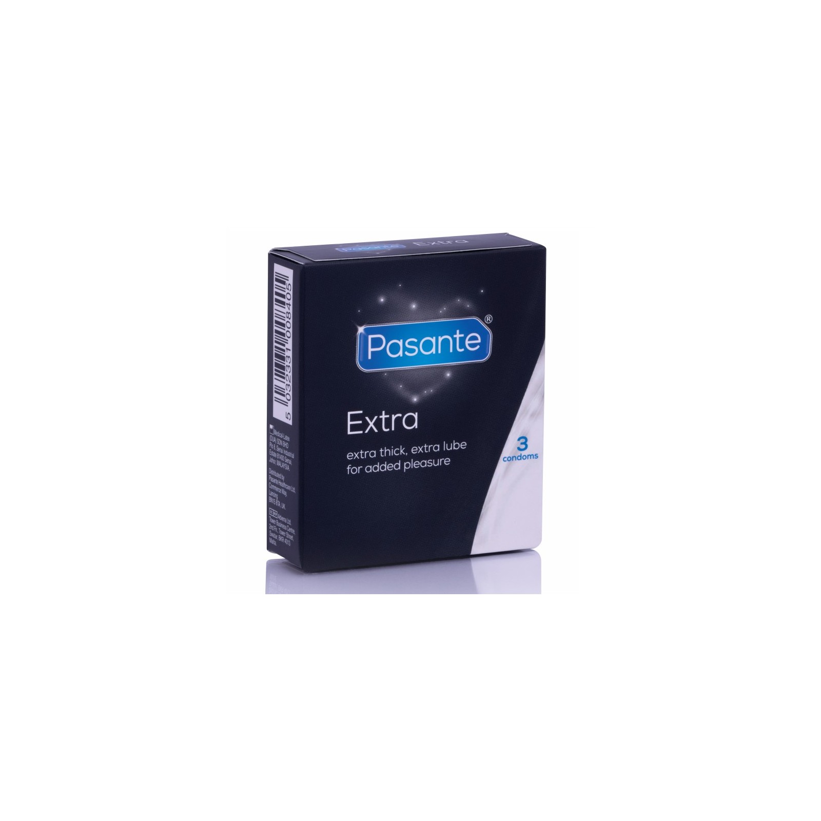 Pasante Extra Thick Condoms 3 Pack