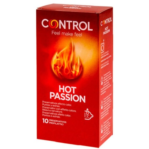 Control Hot Passion Heat Effect Condoms 10 Units