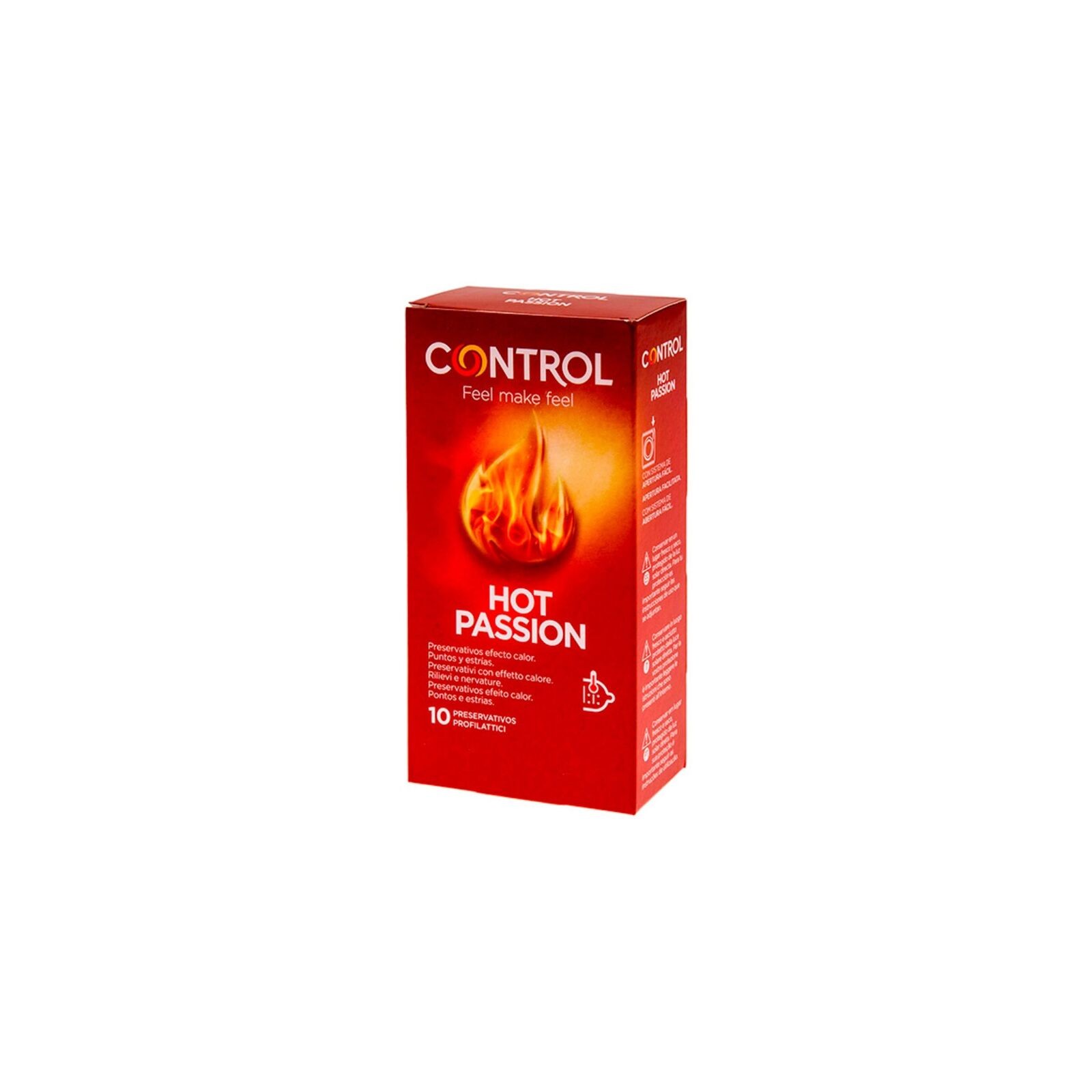 Control Hot Passion Heat Effect Condoms 10 Units