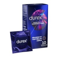 Durex - Perfect Connection Extra Lubricacion Silicona - Seguridad Máxima