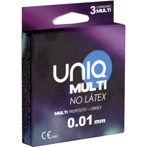 Preservativos Sin Látex Uniq Multipack