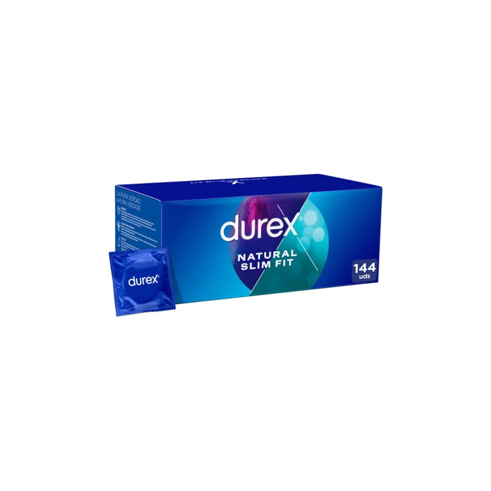 Durex Natural Slim Fit 144 Units for Safe Sex