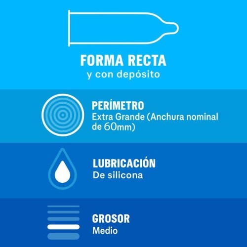 Durex Natural XL - Protección Extra Grande