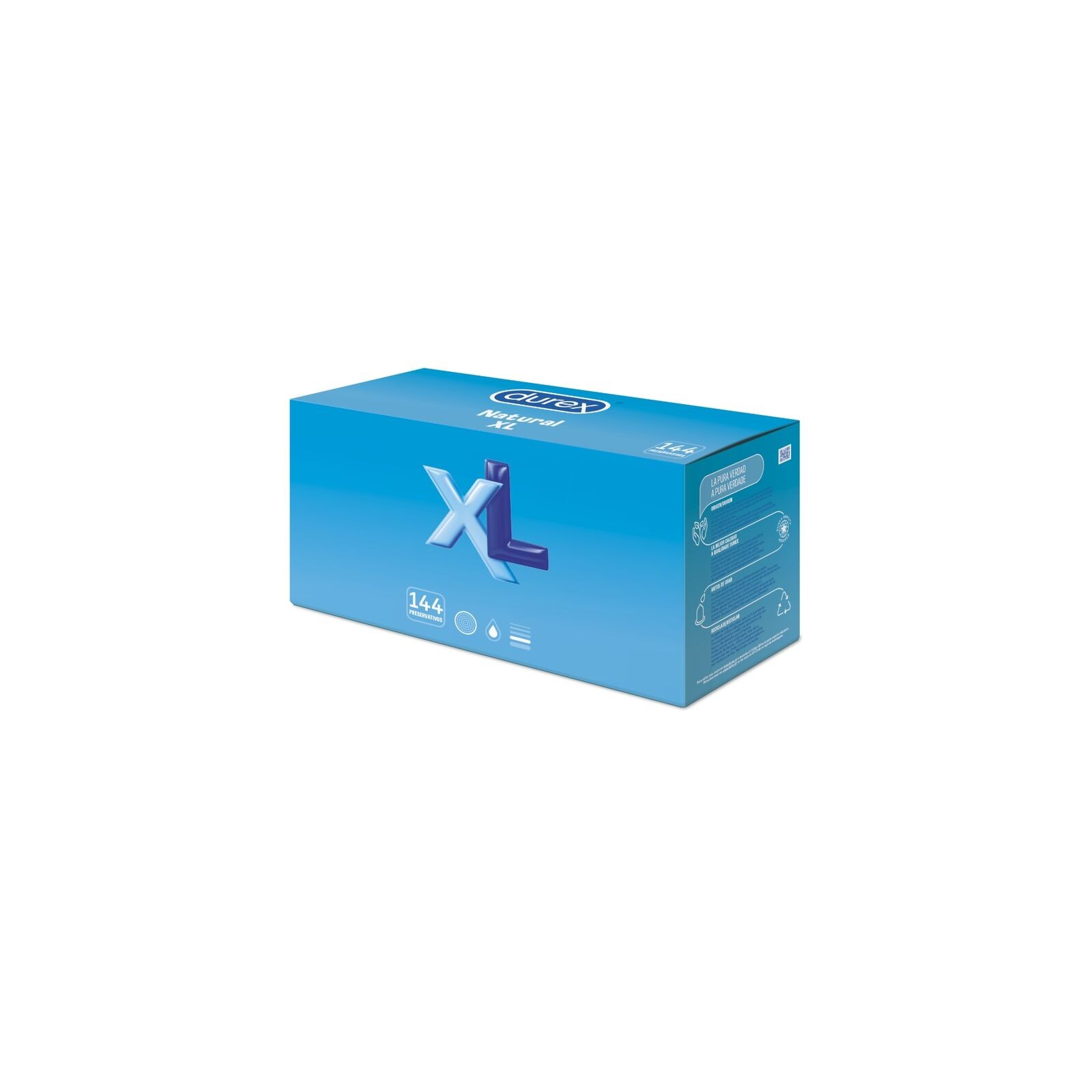 Durex Natural XL Extra Large Condoms 144 Pack