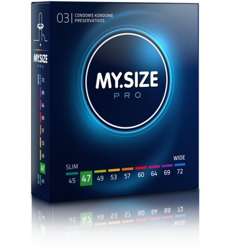 MY.SIZE Pro Condoms 47mm 3 Pack