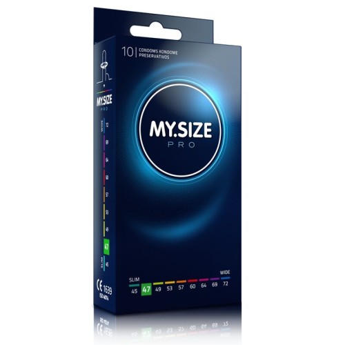 My Size Pro 47 Mm Condoms 10 Units | Tailored Fit for Every Man