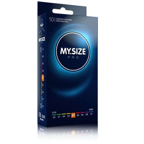 My Size Pro Condoms 57mm Pack of 10 for Comfort