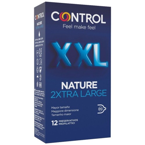 Control Nature 2XL Extra Large Condoms 12 Pack