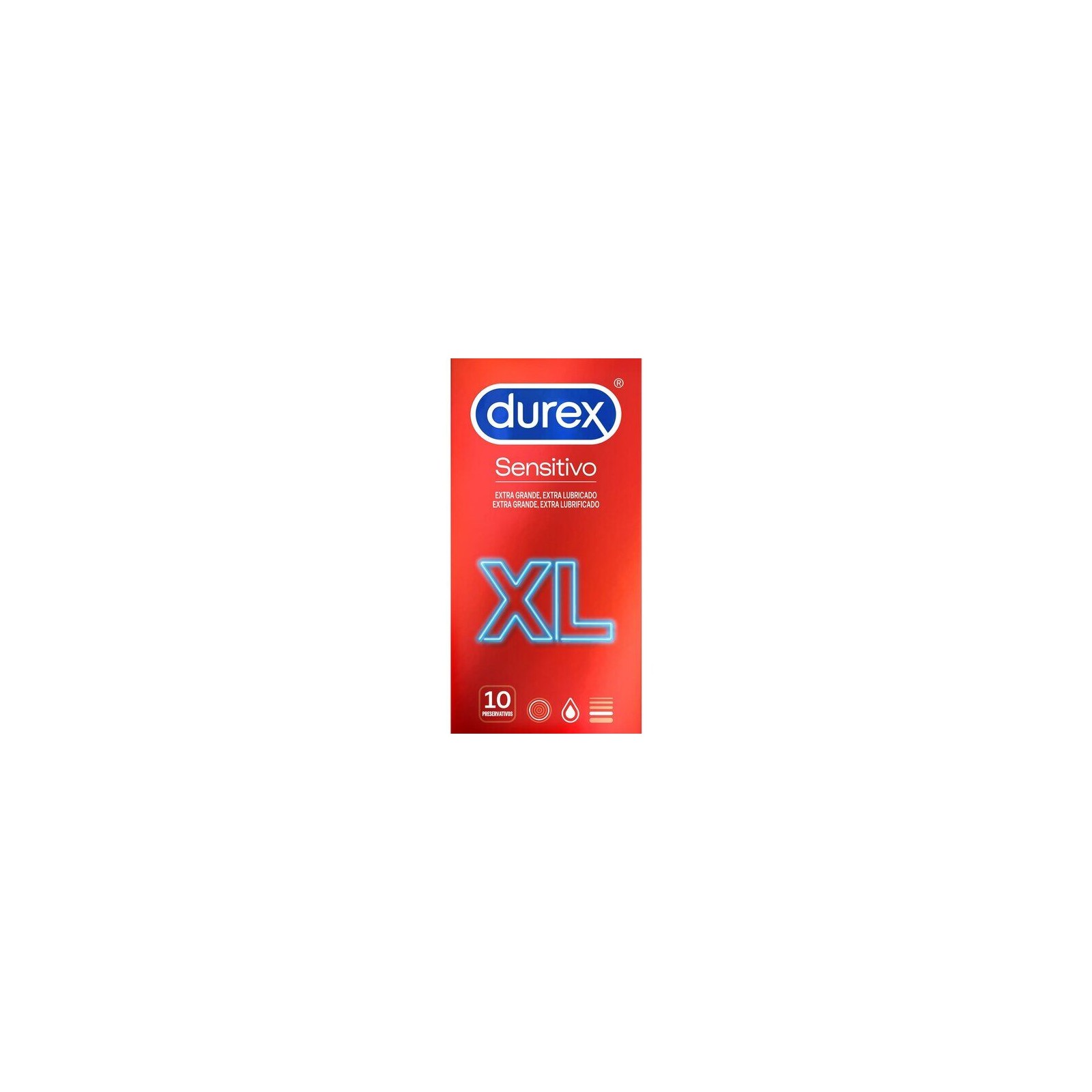 Durex Preservativos Sensitivo XL - 10 Unidades