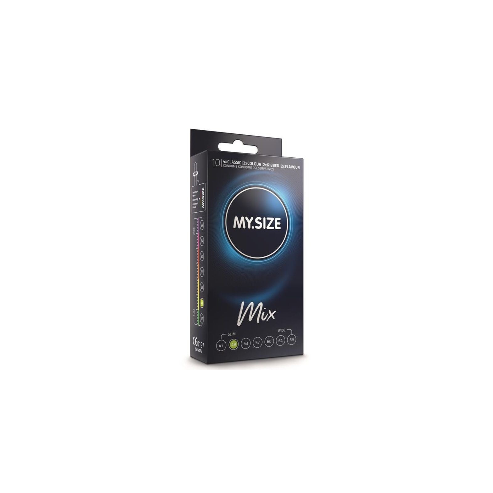 My Size Mixed Condoms 49 Mm - 10 Pack