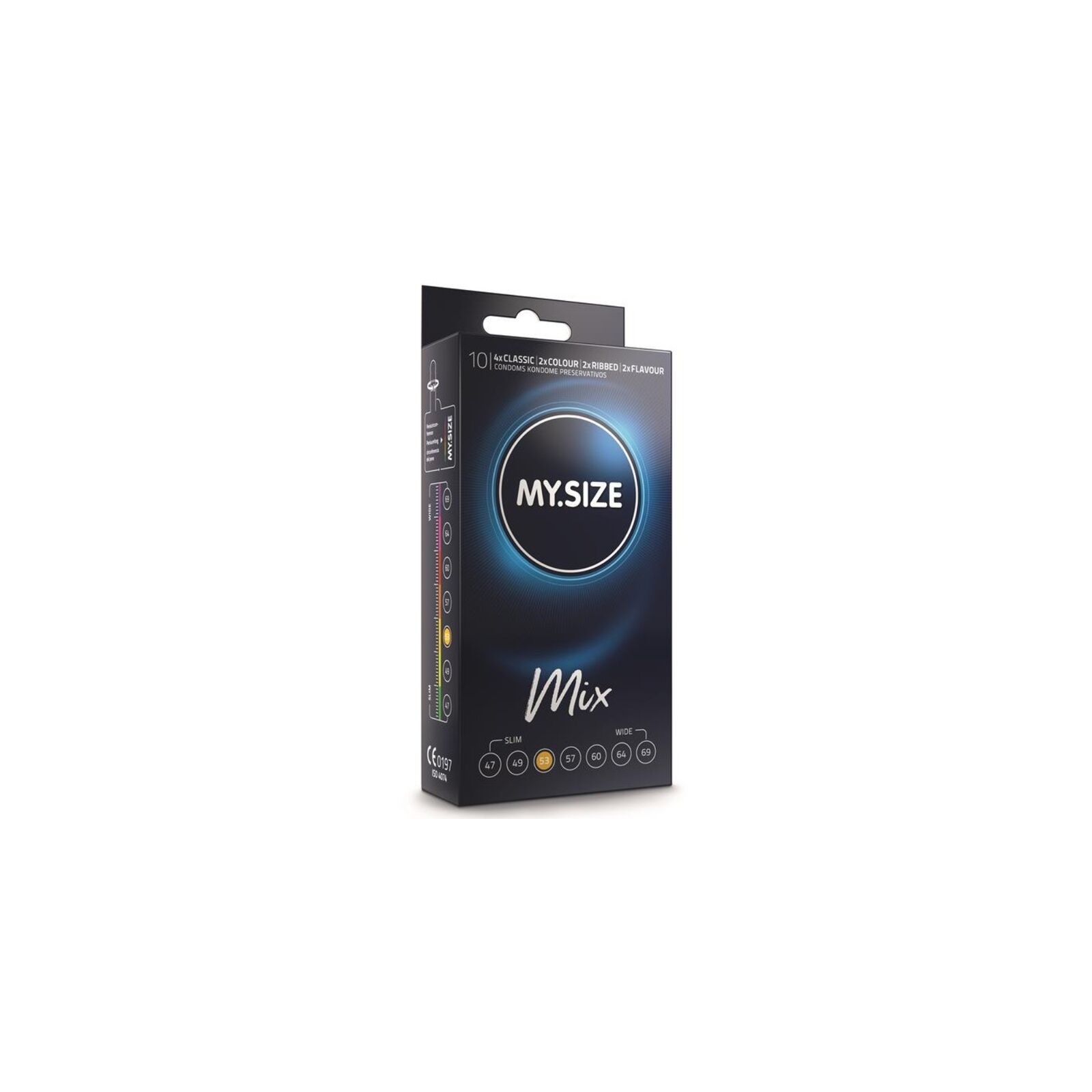 My Size Mix Condoms 53 mm 10 Units