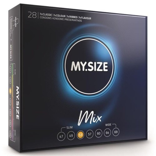 My Size 53 mm Mixed Condoms Pack 28