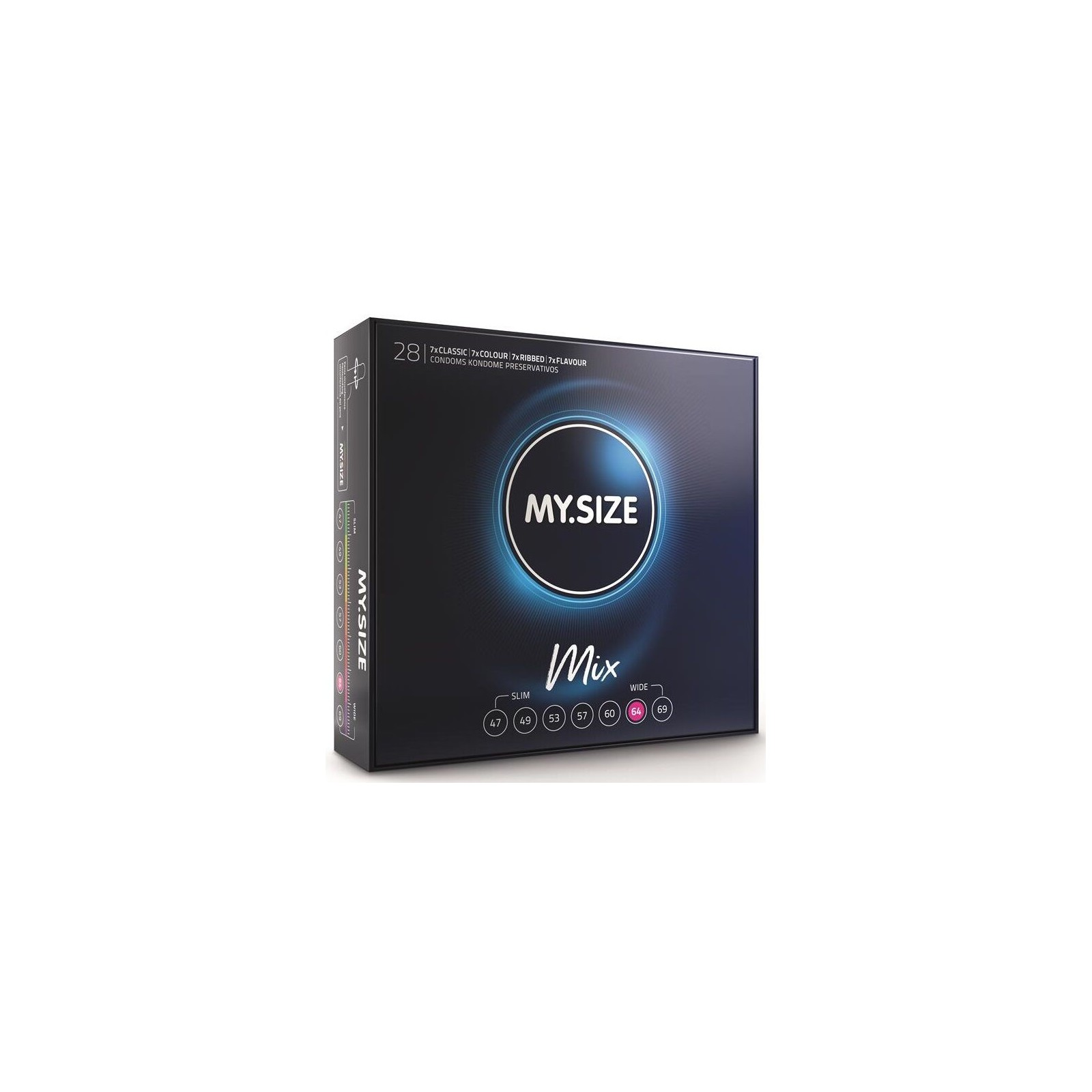 My Size - Mixed Condoms 64 Mm 28 Units