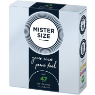 Mister Size XS 47mm Condoms Pack of 3