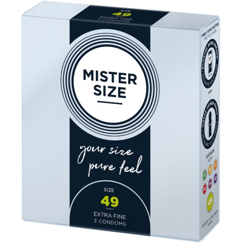 Compra Preservativos MISTER SIZE 49 para Sensibilidad